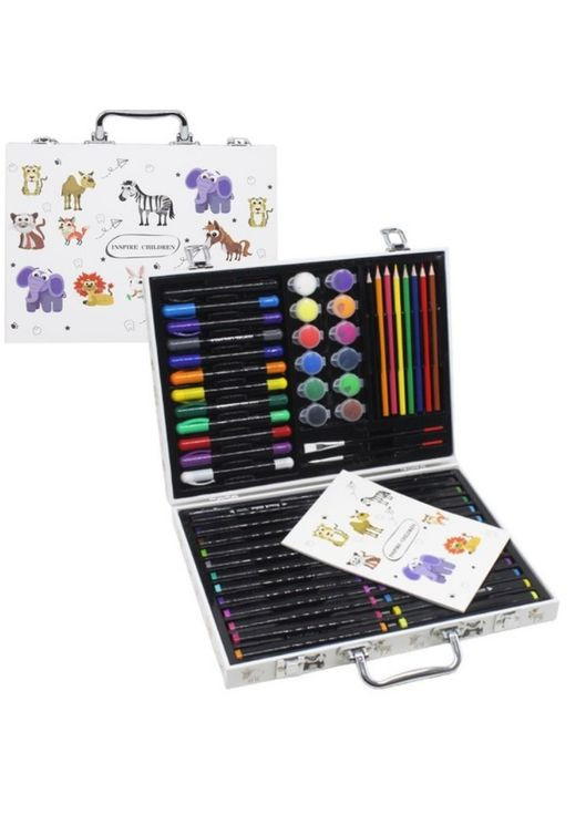 Компактный художественный набор для юных художников в алюминиевом кейсе 68 предметов (2104618609) No Brand (344465682)
