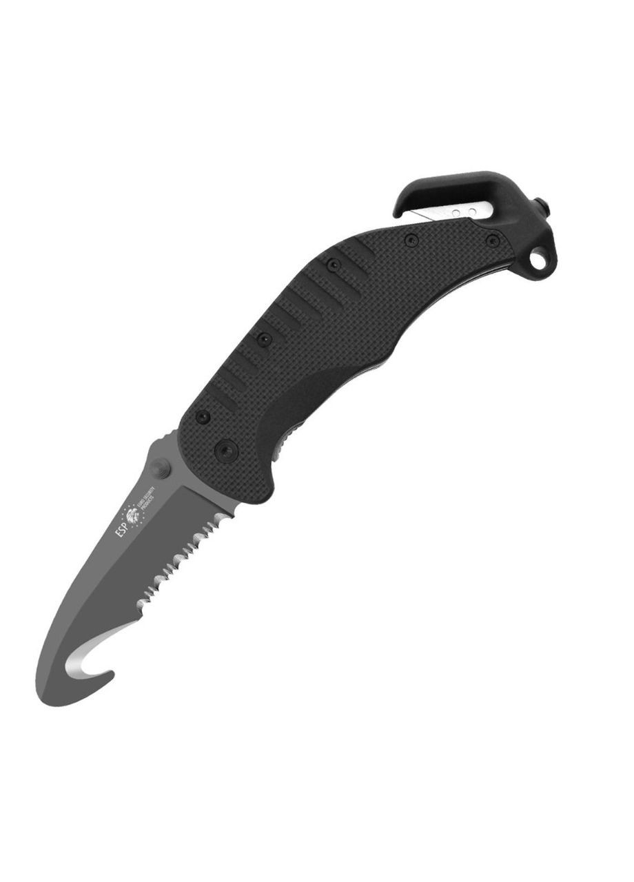 Спасательный Складной Многофункциональный Нож Rescue Knife RK-02 Черный ESP (342966707)