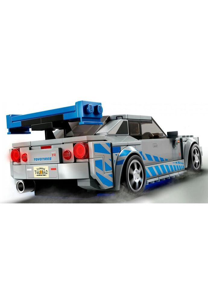 Конструктор Speed Champions "Подвійний форсаж" Nissan Skyline GT-R (R34) 319 деталей (76917) Lego (281425780)