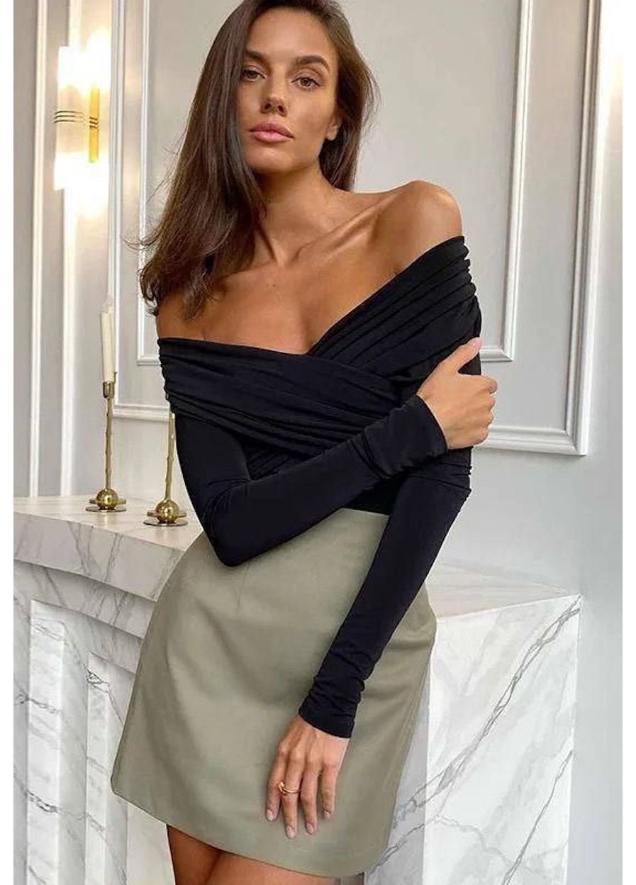 Лонгслив, цвет Черный Fashion (361947401)