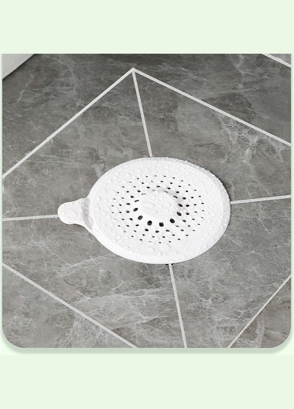 Фильтр для слива душа и ванны круглой форми для улавливания волос и мусора с креплением на присоске No Brand (324834224)