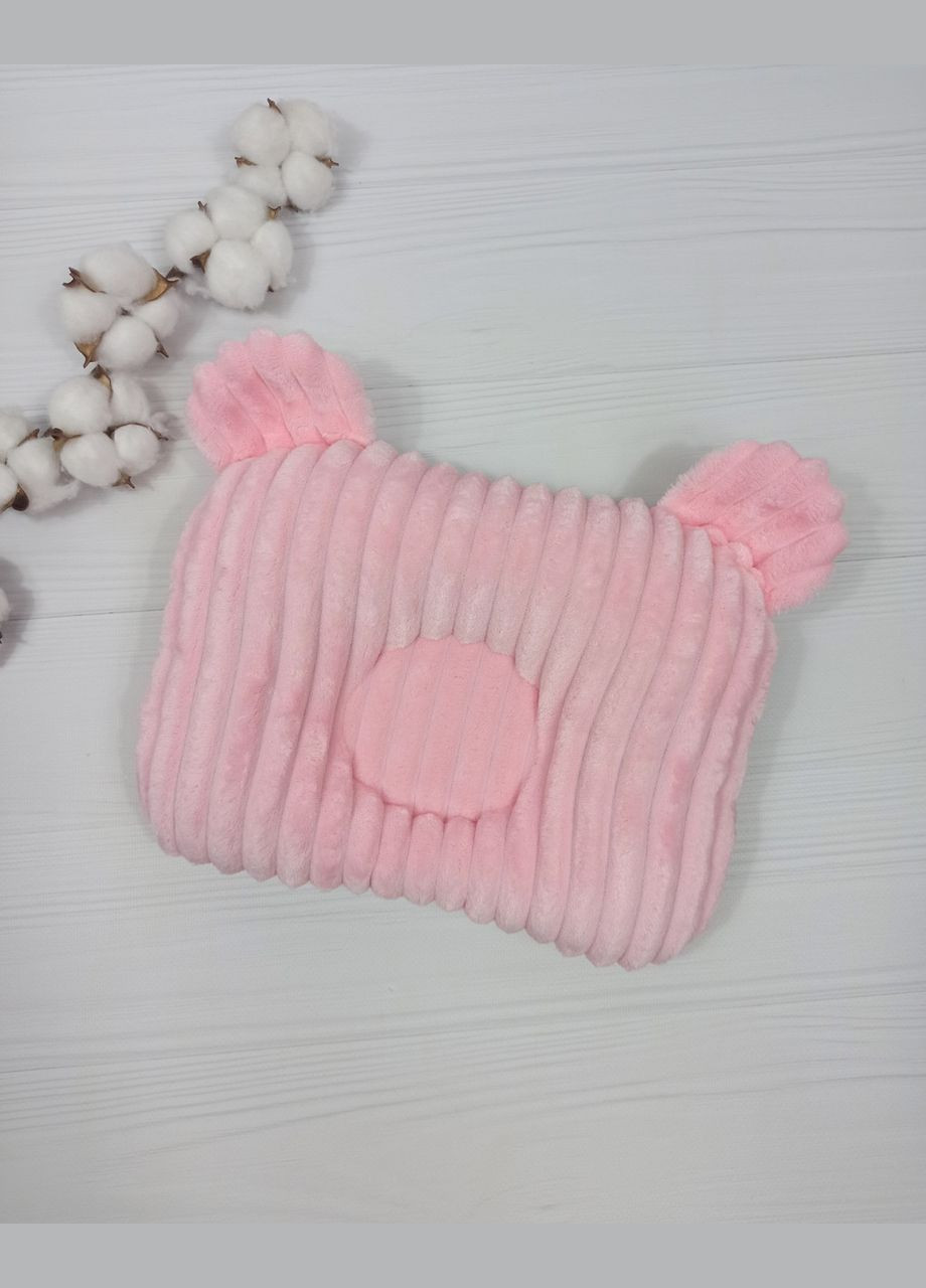 Подушка дитяча ортопедична a.l.babybox Горох 24x32 Рожевий No Brand (308389205)