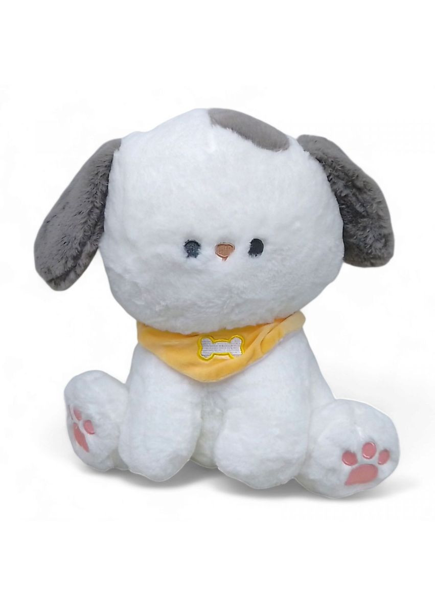 Мягкая игрушка "Собачка", 30 см (белый+серый) MIC (290251458)
