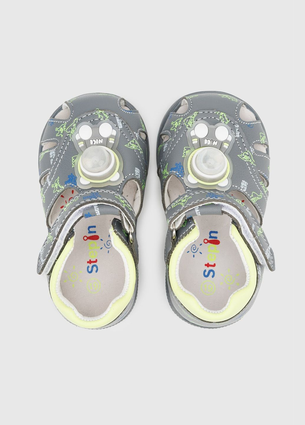Серые сандалии для мальчика al896с серый (2000990517562s) shop (2000990517562) Stepln