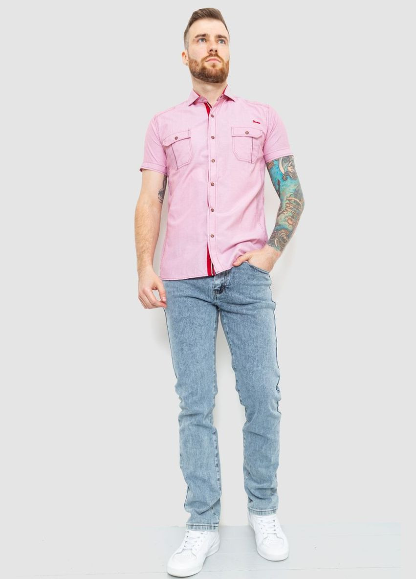 Розовая кэжуал рубашка в полоску Ager