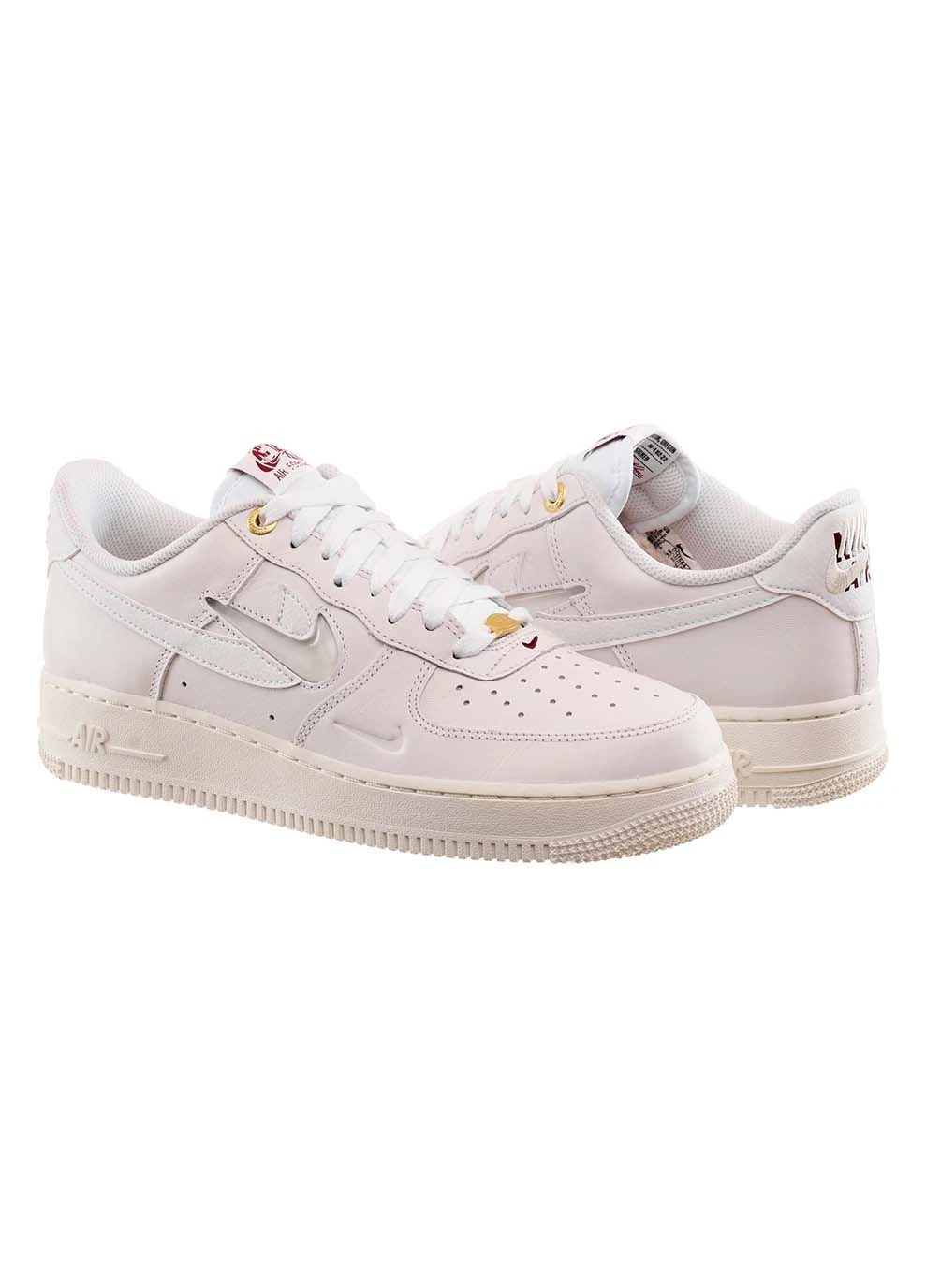 Белые демисезонные мужские кроссовки air force 1 07 prm белый Nike