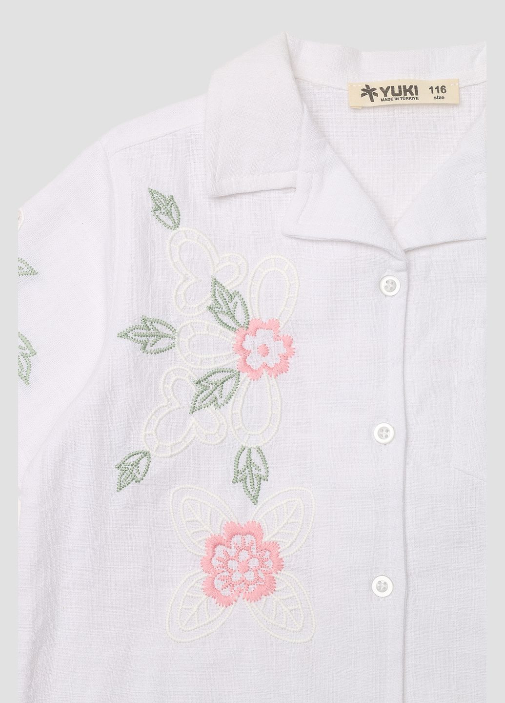 Белая блузка Yuki летняя