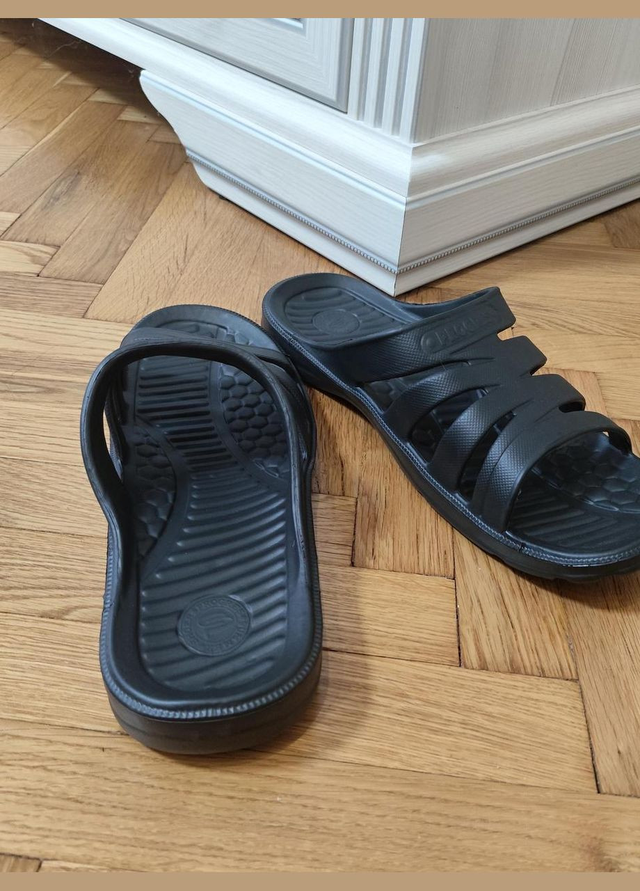 Черные мужские шлепанцы gipanis пена eva чёрные, летние, размеры 40–45 Power