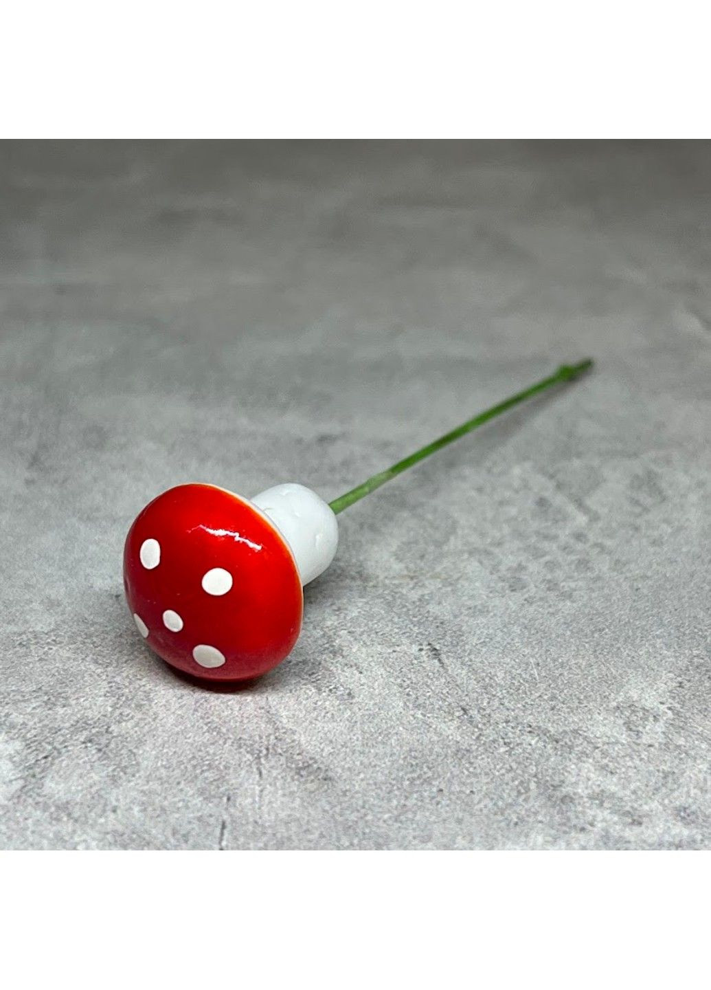 Декор на проволоке – Гриб (пенопласт) 1,6 см, 1 шт No Brand (323653653)