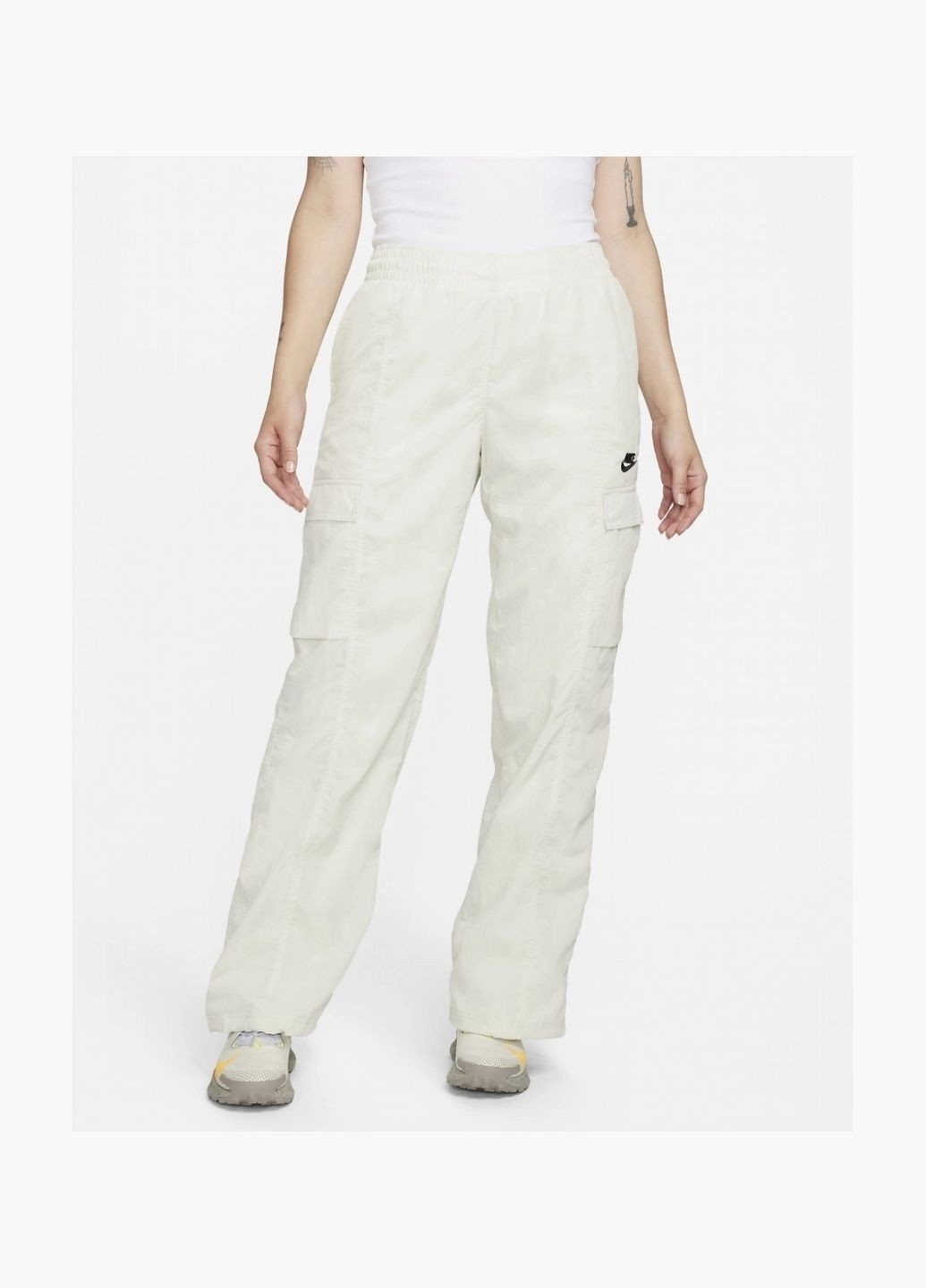 Штани жіночі Sportswear Woven Cargo Pants White FN7696-020 Nike (326783445)