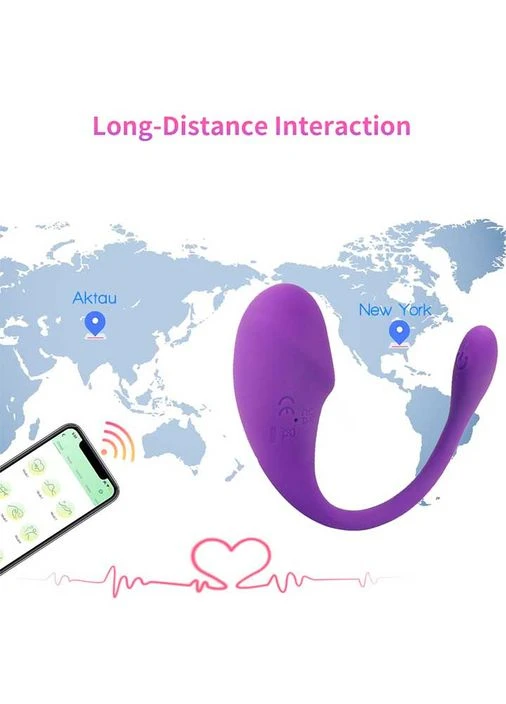Смарт виброяйцо силиконовое Love Spouse USB вибратор с дистанционным управлением 9,5 см Голубой No Brand (382798759)