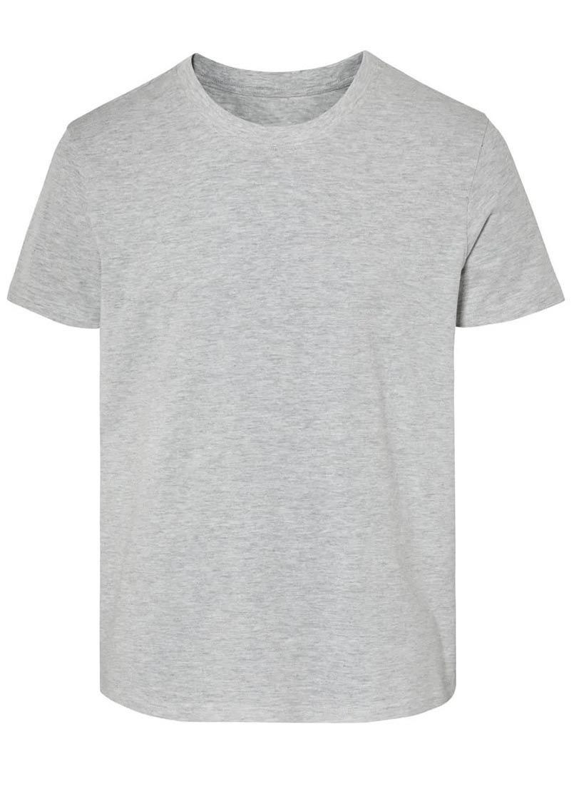 Светло-серая футболка с коротким рукавом Livergy