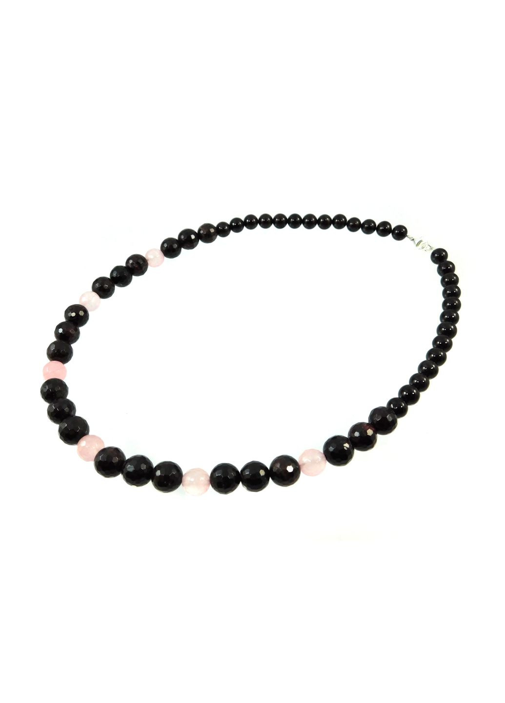 Намисто "Джанат" Гранат, Рожевий кварц Fursa fashion (322313330)