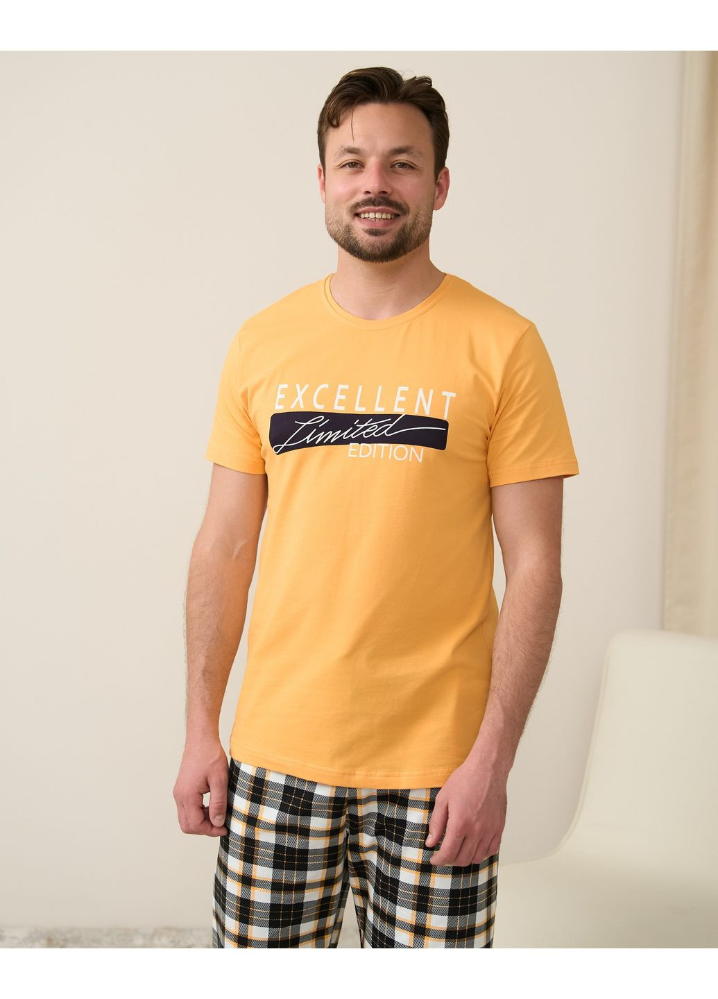 Чоловічий комплект із шортами в клітку Tom John (365720477)