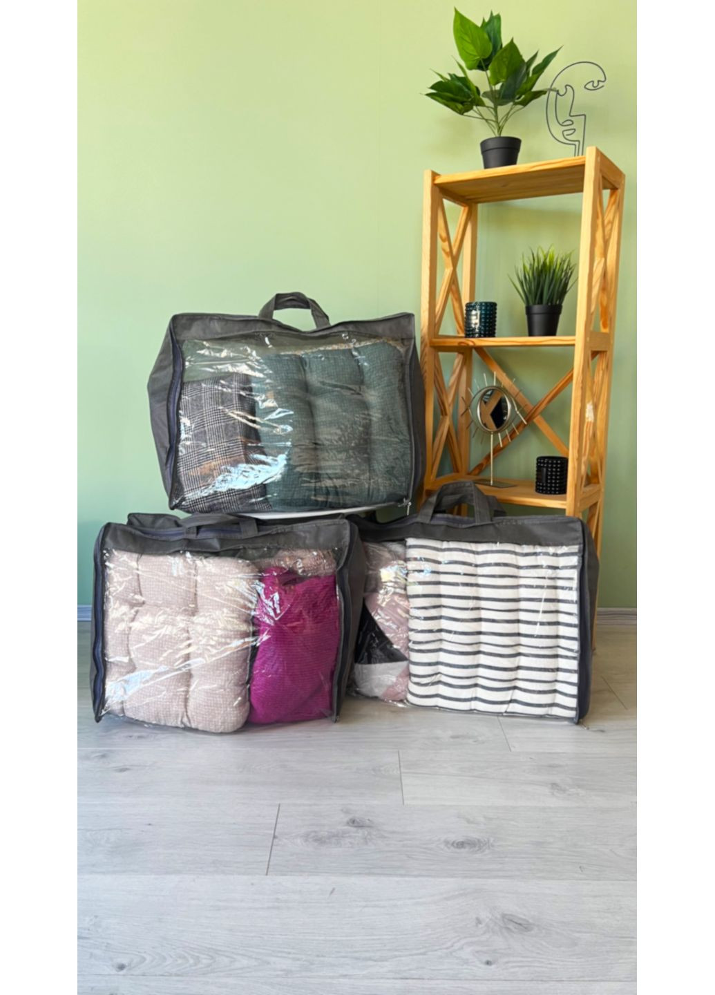 Набір сумок-органайзерів для речей S 3 шт (білий) Organize (360549300)