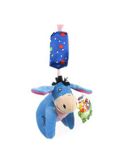 Брязкальце підвісне Ослик ІаІа іграшка зі звуковим кільце 34х9 см Disney03 Різнокольоровий UKC (368565138)