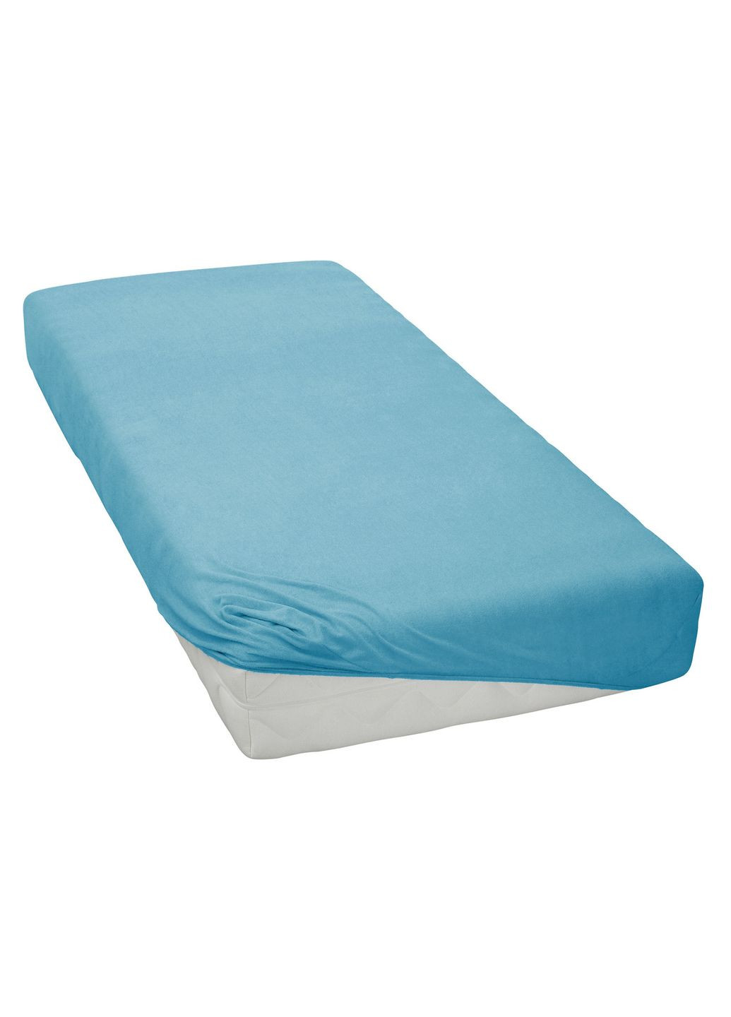 Простыня 60х120+15см трикотаж на резинке Бирюзовая Kayra (318382213)