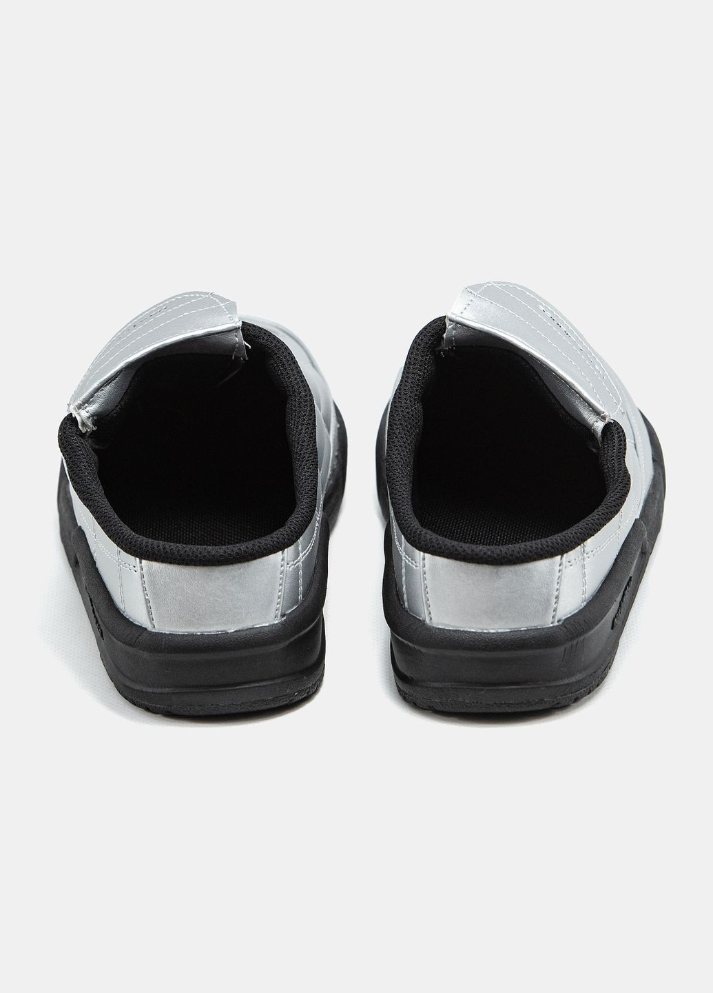 Кроссовки женские New Balance Terrace Mule Silver Black | Нью Баланс Терраса Мюлы серебряные No Brand серебряные демисезоны (334258929)