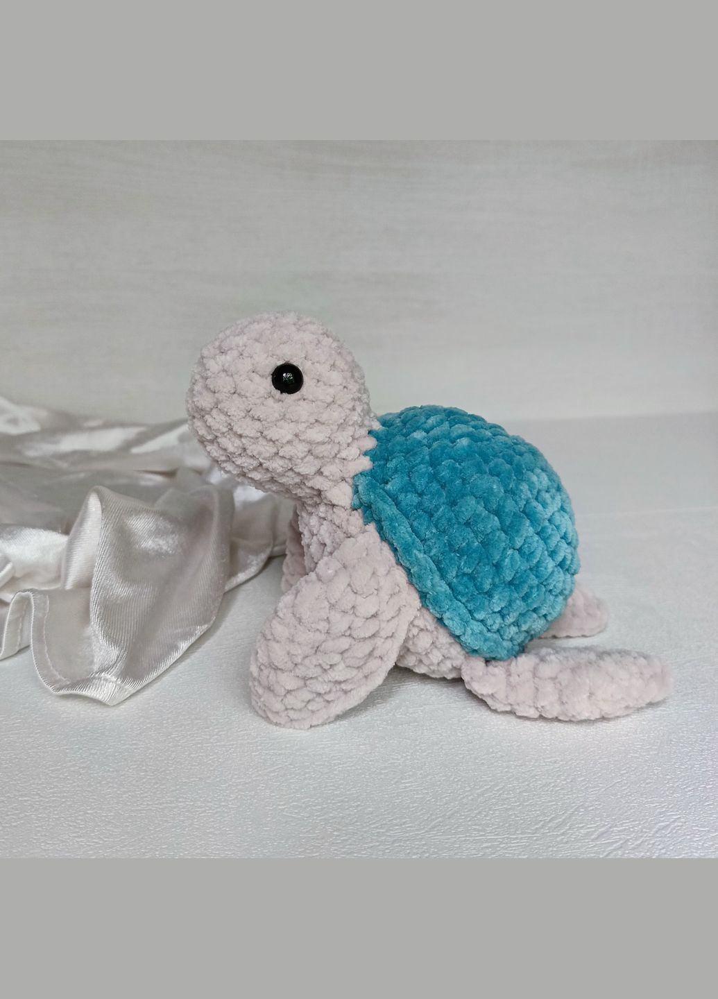 Набор для вязания черепашки (бежевый с зеленым) Hand Made (316089591)