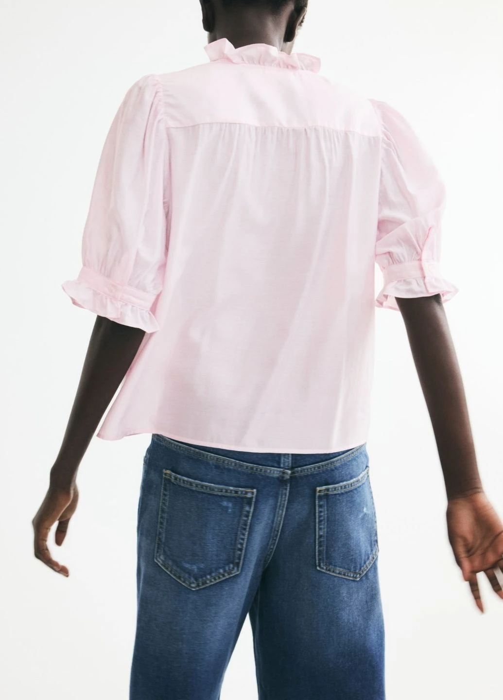 Розовая блузка H&M