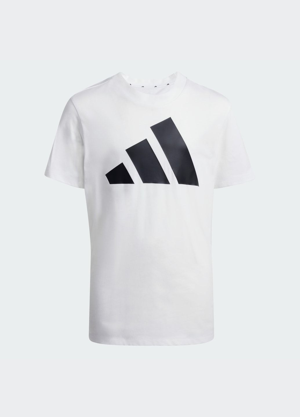 Біла демісезонна футболка essentials kids adidas