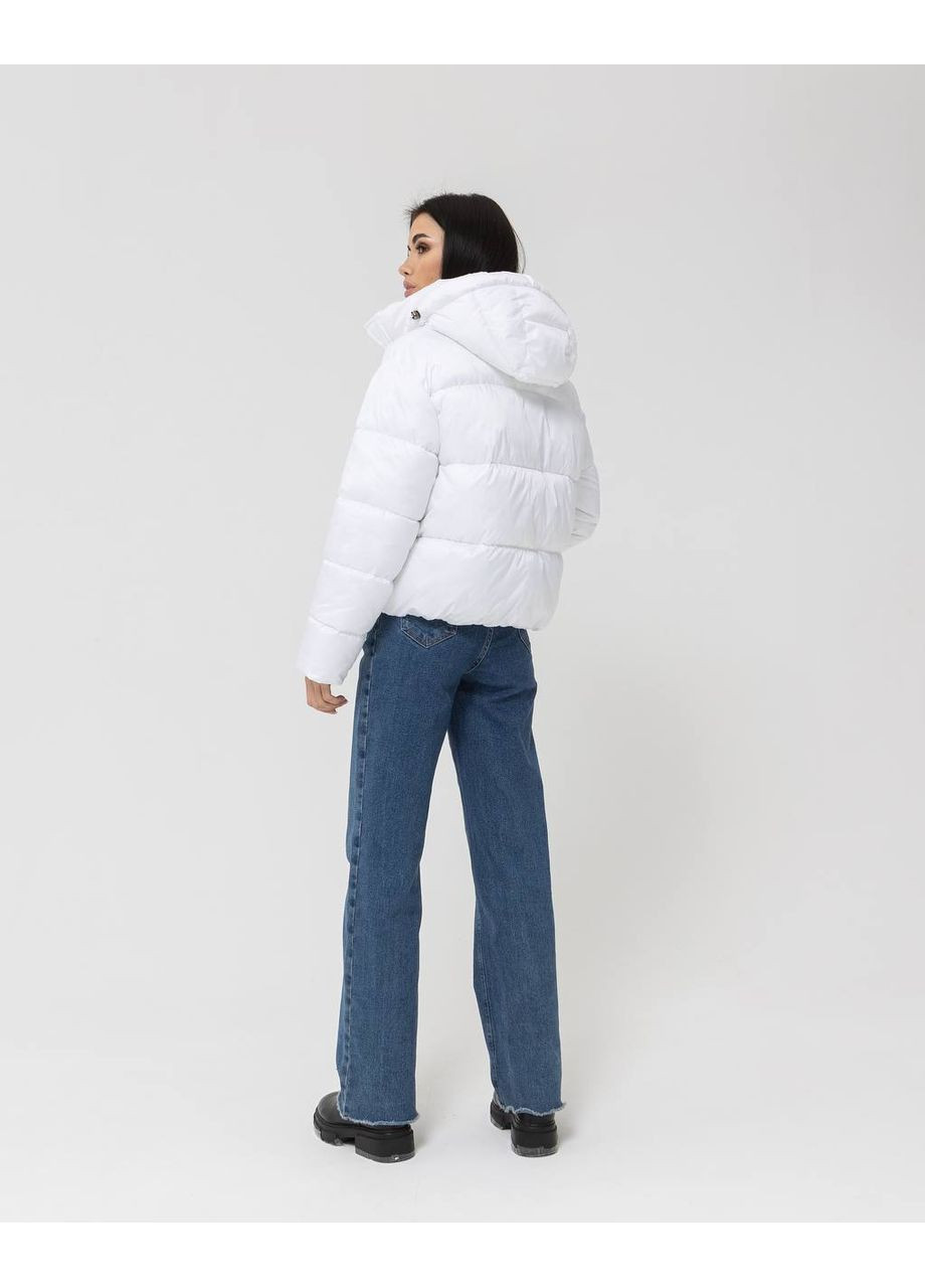 Белая демисезонная женская демисезонная куртка Україна