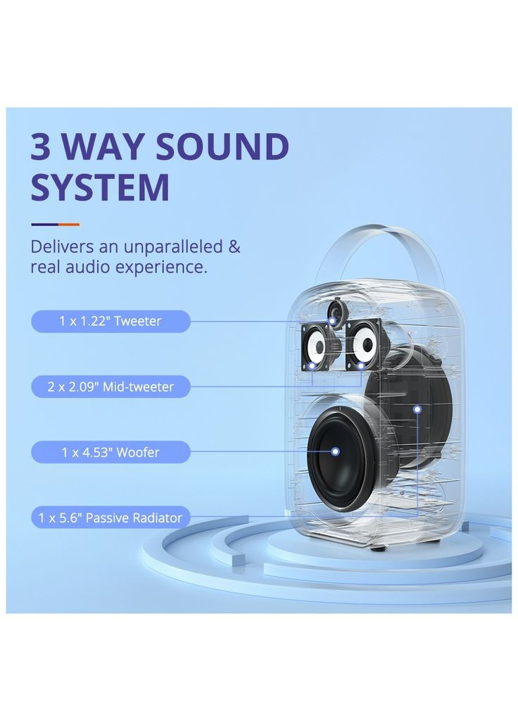 Акустическая система (m491245) Tronsmart Halo 100 Black (369018479)