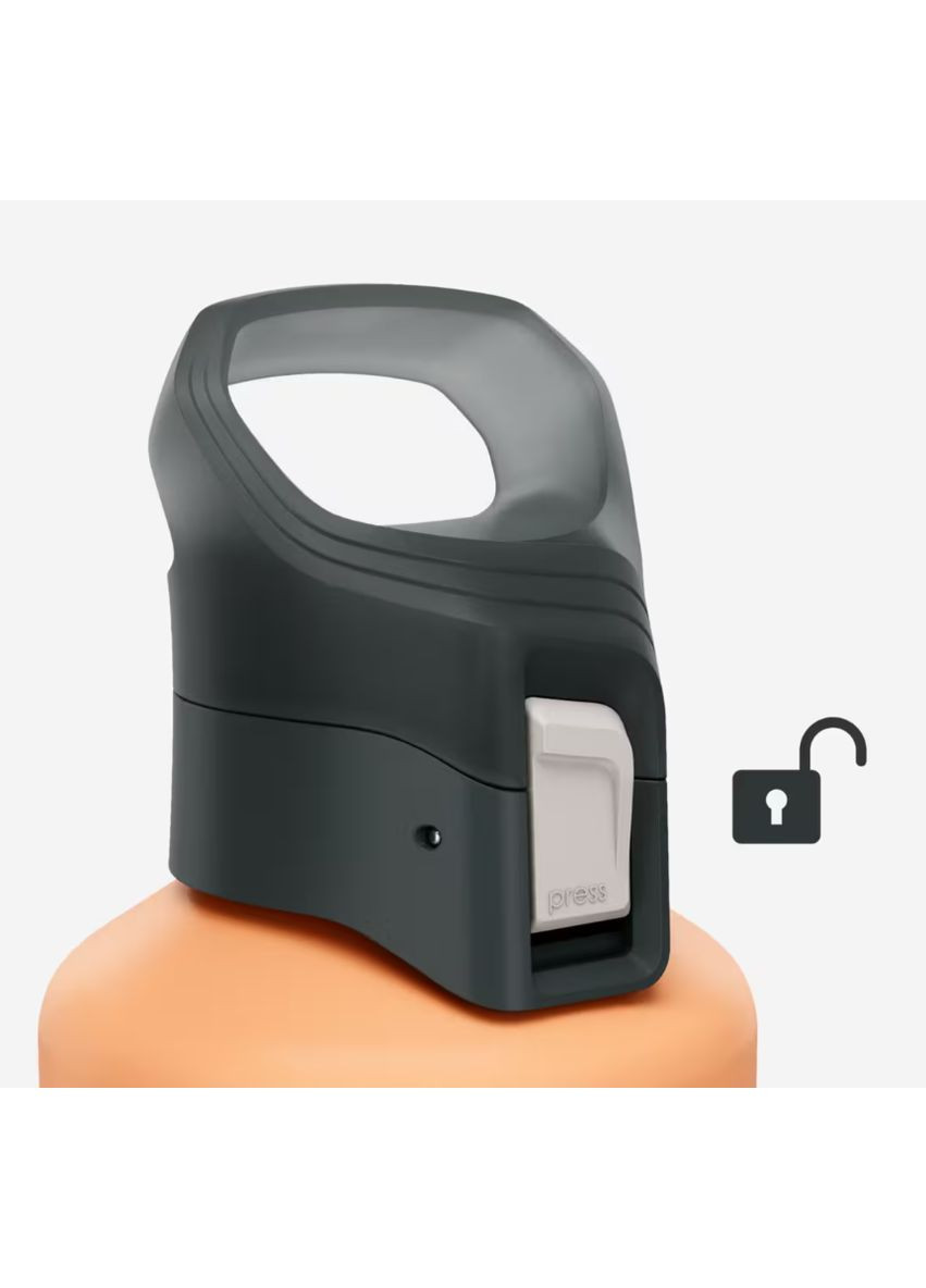 Алюмінієва Фляга для Туризму і Походів 1л з Кришкою Quechua (363823387)