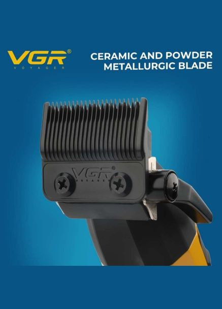 Профессиональная машинка для стрижки аккумуляторная с насадками (2104618579) VGR V-285 (333654014)