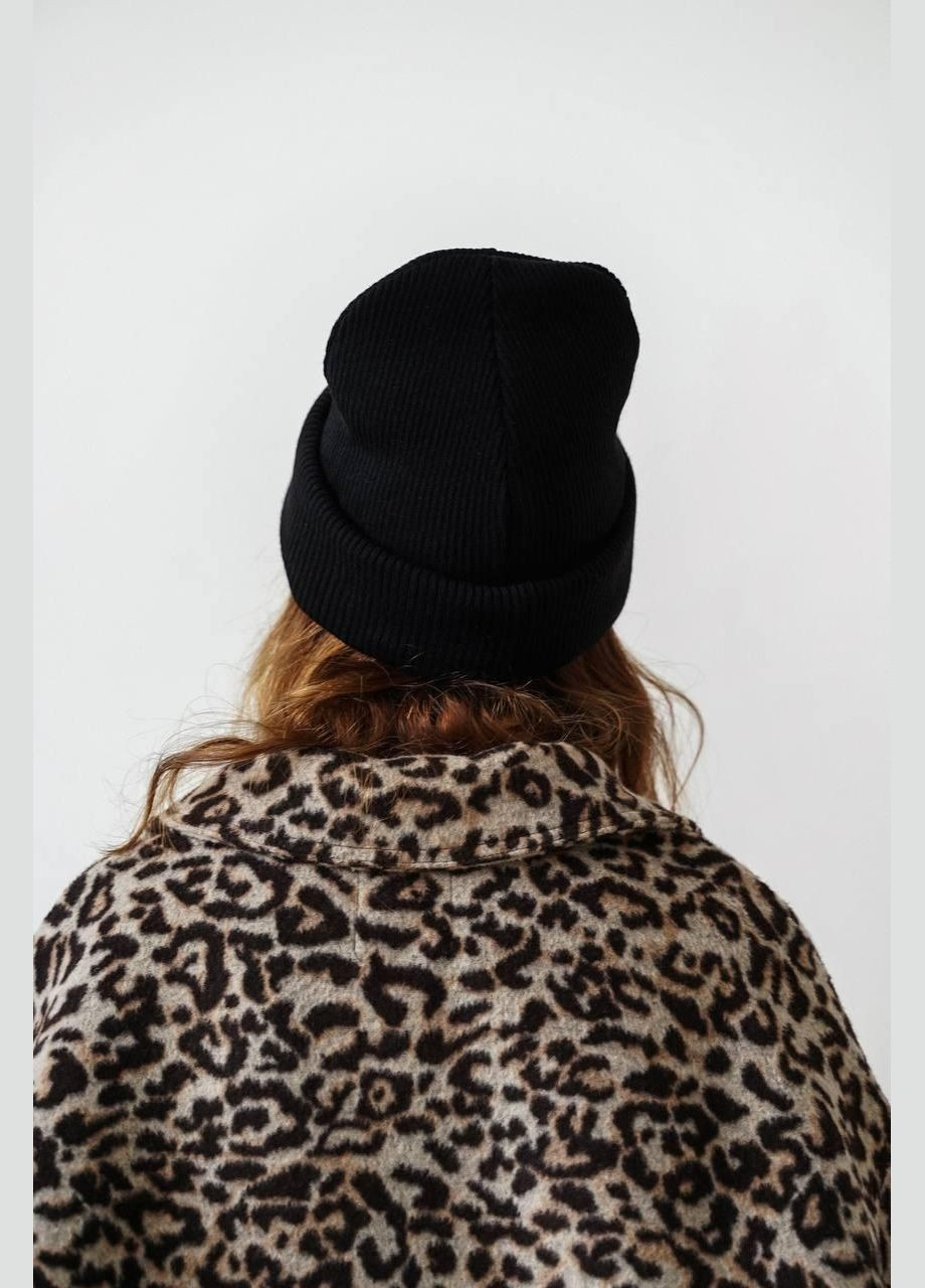 Шапка жіноча - біні, однотонна, м'яка та зручна JUGO SLOBO STREET (316629011)