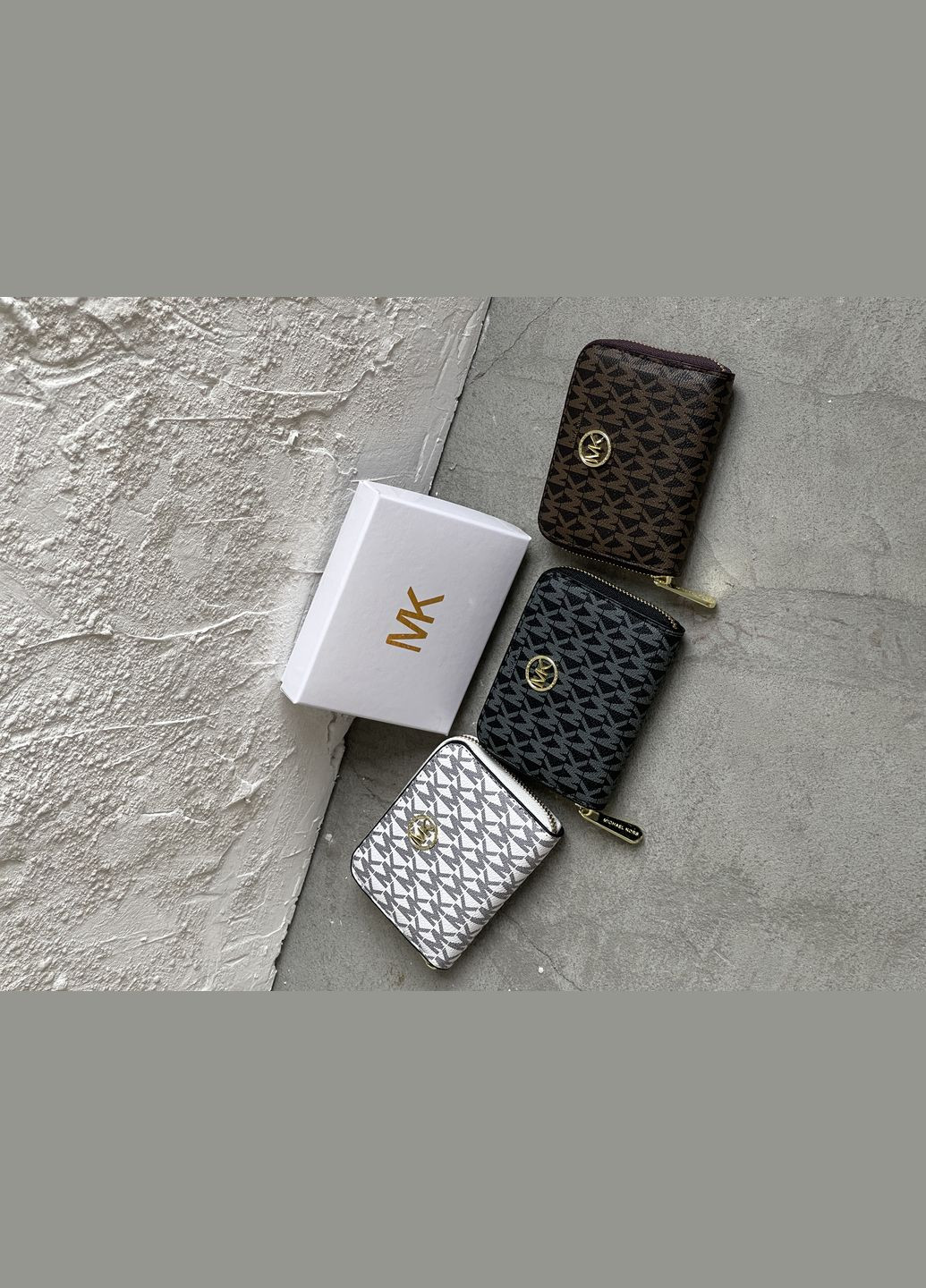 Жіночий гаманець Майкл Корс міні (білий) No Brand (318022042)