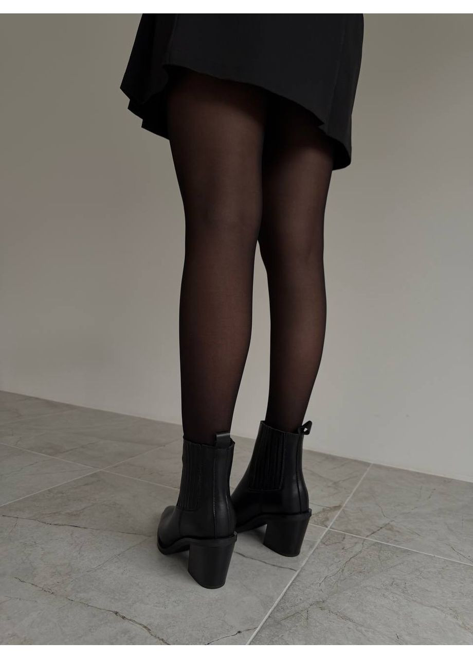 Чорні демісезонна чорні ботильйони Helen