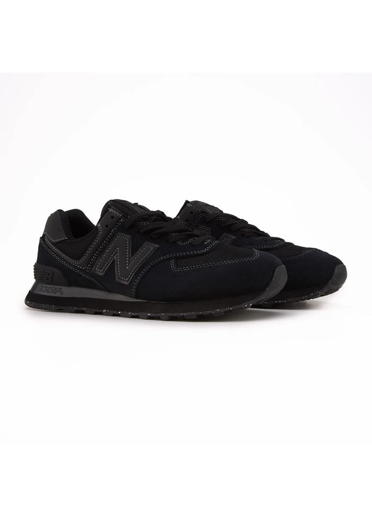 КРОССОВКИ ЖЕНСКИЕ NEW BALANCE 574 V2 FULL BLACK НЬЮ БЕЛАНС 574 ЧЕРНЫЕ No Brand чёрные демисезоны (390651096)