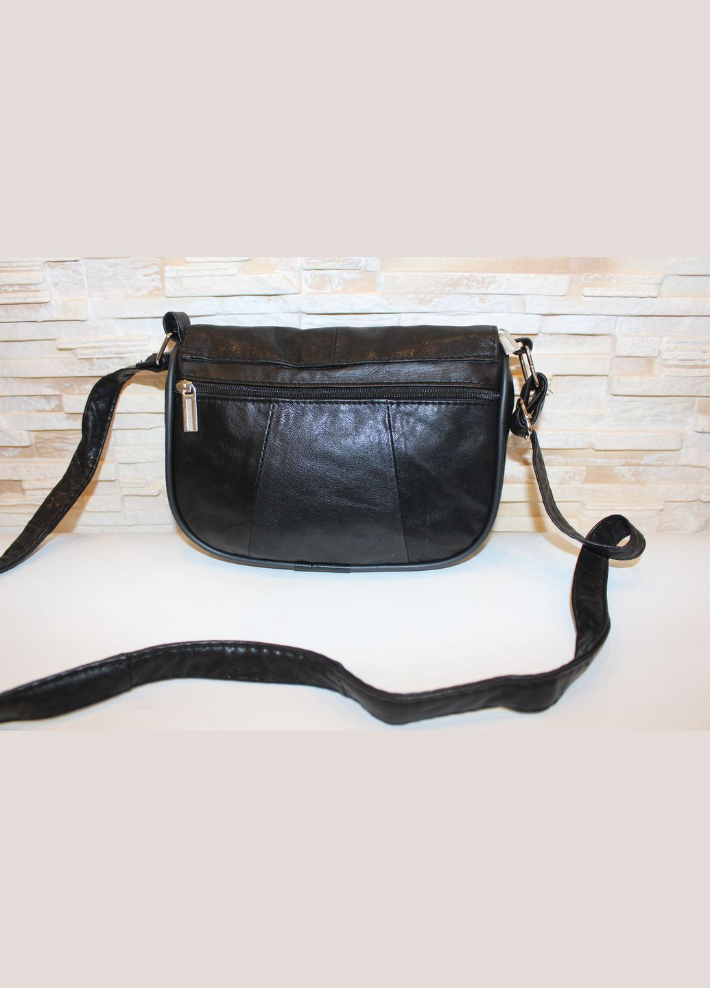 Сумка женская клатч черная натуральная кожа код 22-1031 No Brand (322583078)