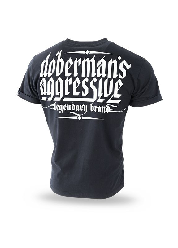 Чорна футболка classic ts321abk Dobermans Aggressive