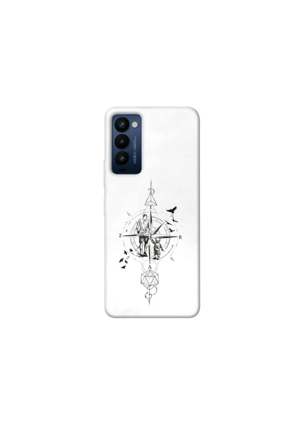 Чехол на TECNO Camon 18 Tattoo ver.9 Frontalka (393379218)