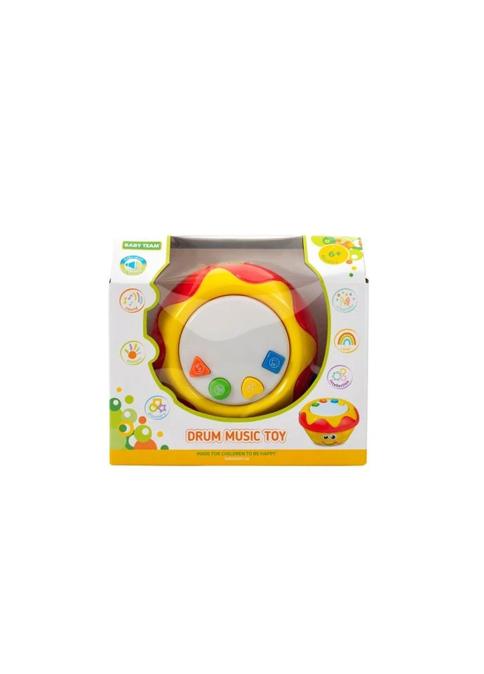 Дитяча музична іграшка "Барабан" 8643(Yellow) світлові та звукові ефекти Baby Team (323051028)