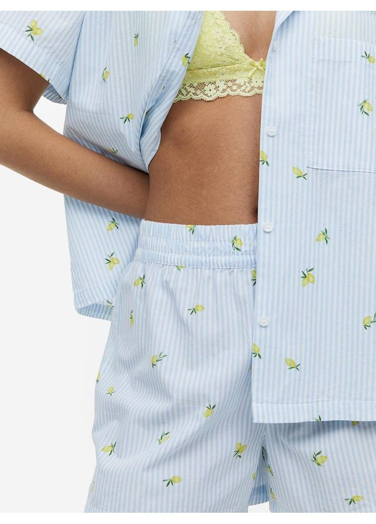 Біла всесезон шорти для сну H&M