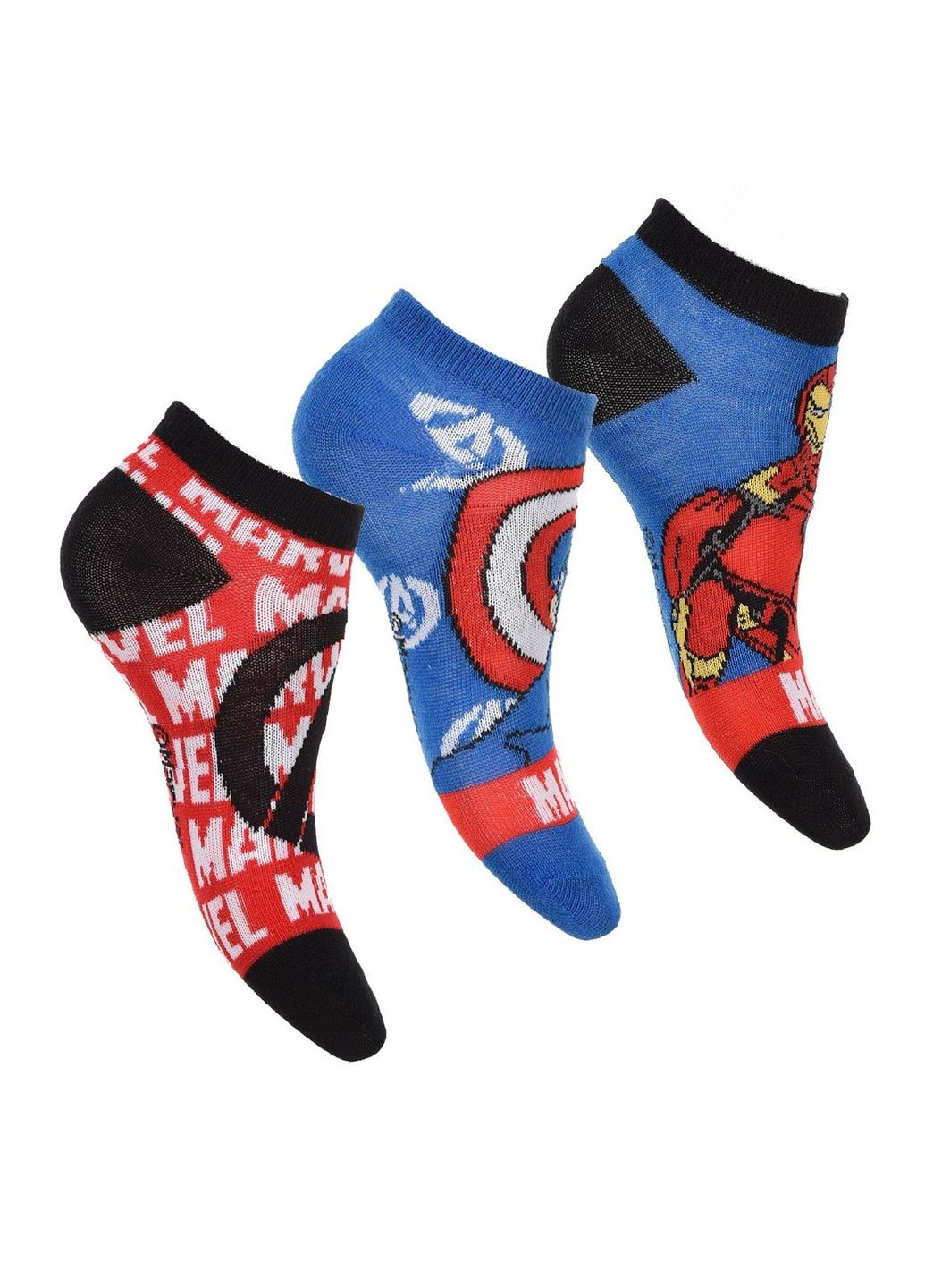 Носки 3 пары Avengers (Мстители) ET06231 EU Disney шкарпетки 3шт. (292142625)