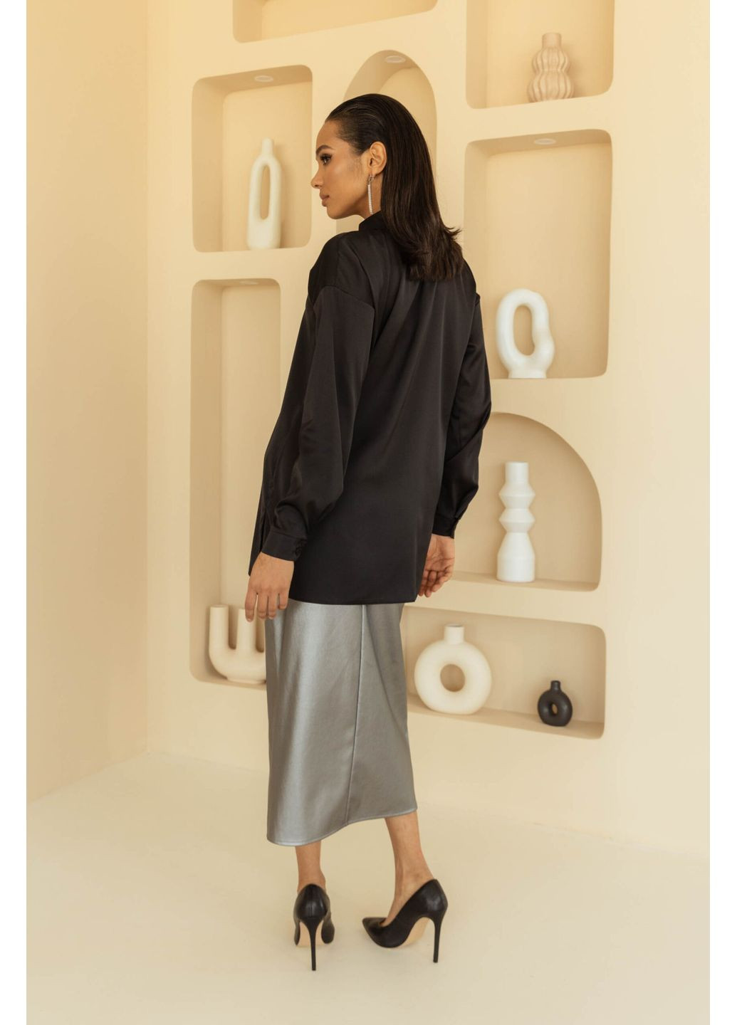 Чорна блуза 2126.5590 Seventeen