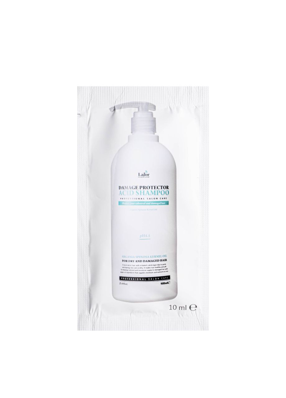 Шампунь для пошкодженого волосся Damage Protector Acid Shampoo 10 мл La'dor (337359054)