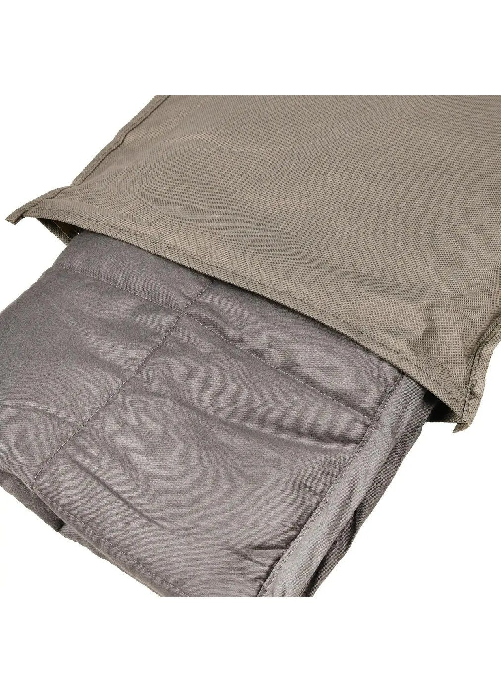 Обтяжена бавовняна сенсорна ковдра покривало з рівномірним розподілом ваги 2 кг 71x46 см (479272-Prob) Сіра Unbranded (316639004)