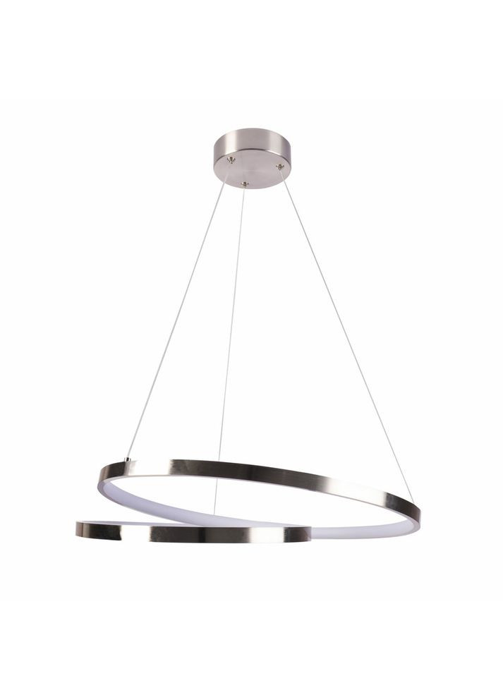 Люстра підвісна світлодіодна кругла 328045 Zefira 50 Led 1x40W 4000K 3700Lm IP20 Нікелевий (095434) Goldlux (361312522)