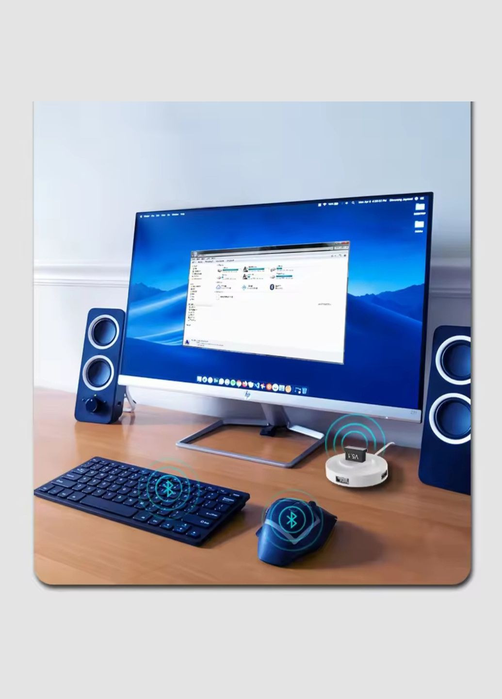 Міні USB Bluetooth 5,1 адаптер для ПК, ноутбука, миші, клавіатури, планшета, телефона, принтера, динаміка No Brand (346090066)
