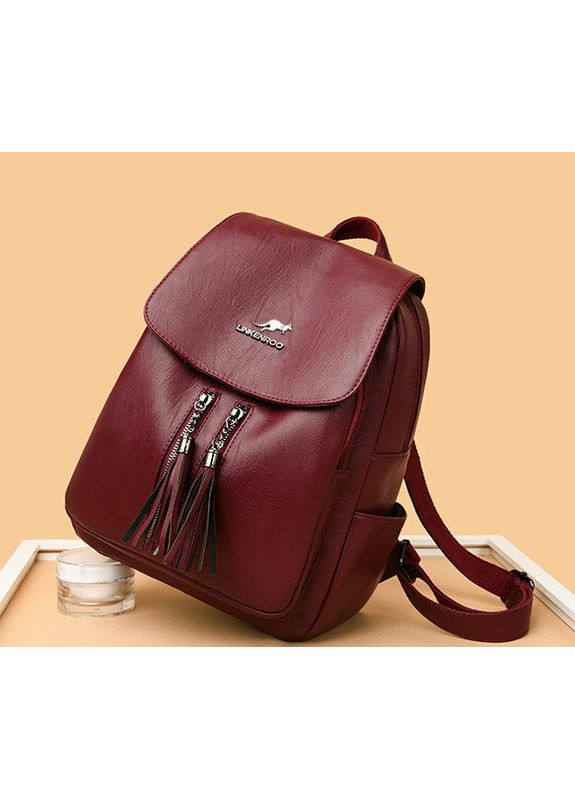 Женский городской рюкзак трансформер из экокожи сумка для повседневного использования в клеточку ProDobro (363135720)