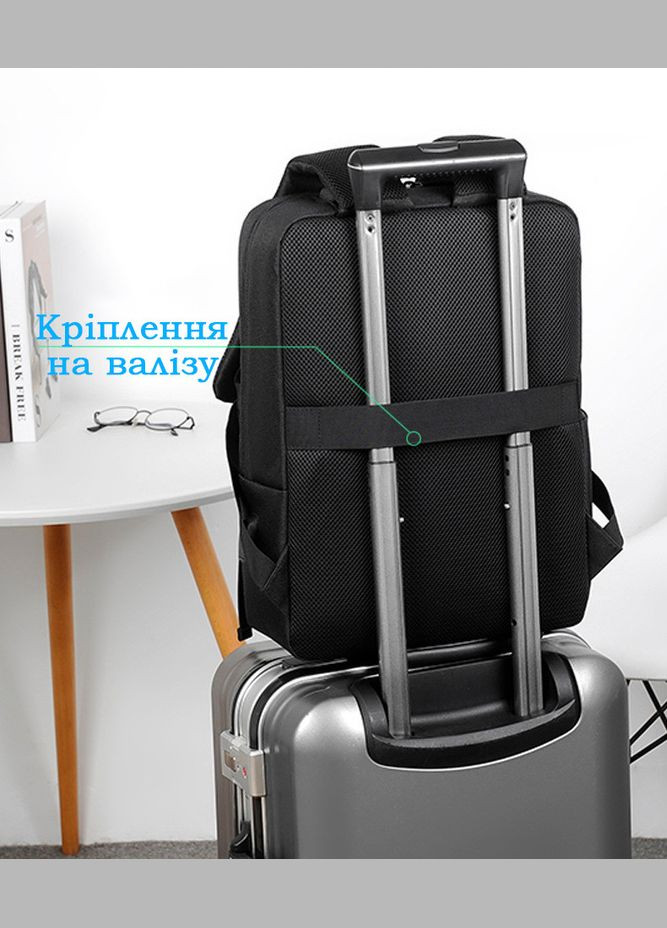 Рюкзак міський Oumantu 2106-1 з кишенею для ноутбука 15,6" USB-порт ( код: IBN045B ) Digital (325861913)