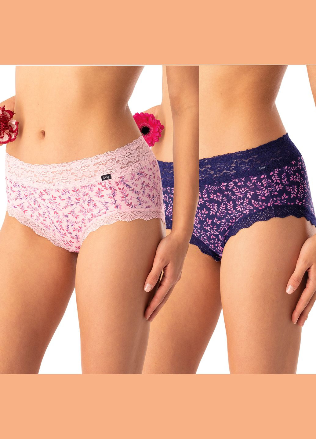 Женские трусики (2шт.) Key (346391763)