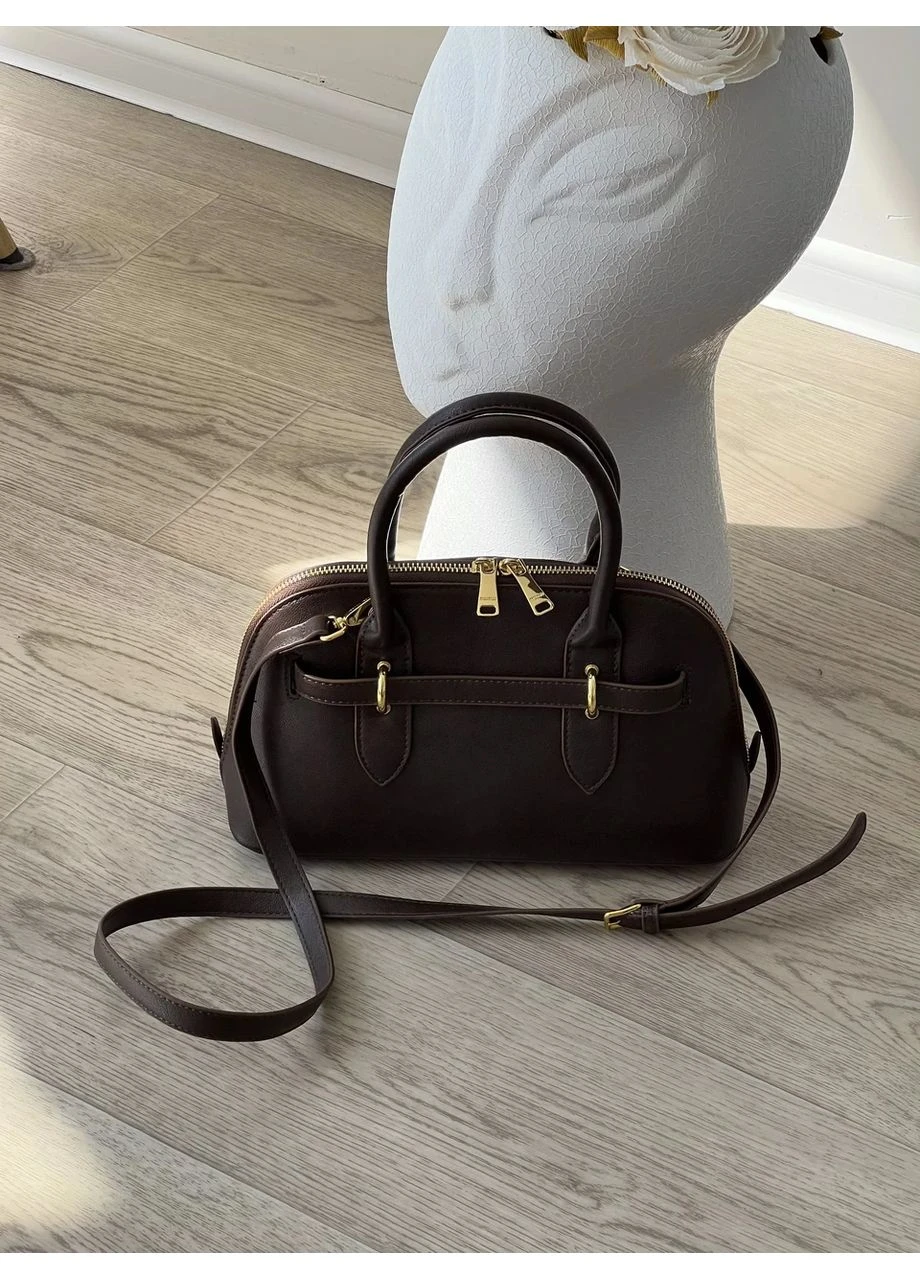 Сумка жіноча Aventure Nappa Leather шоколадний класичний саквояж Міу Міу MDR No Brand (382994449)