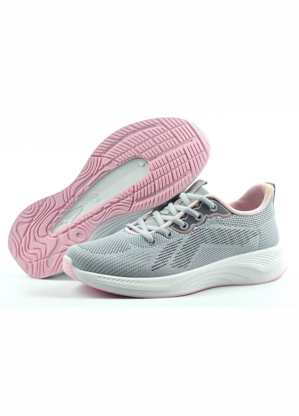 Летние женские кроссовки ALLSY серые лето (323158322)