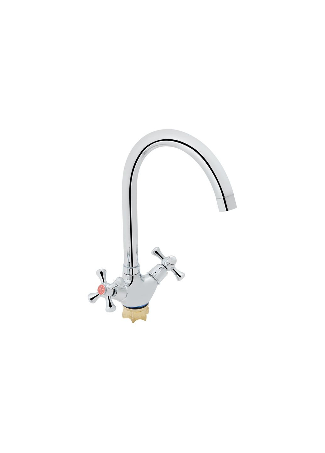 Смеситель для кухни Lamb 278F двухвентильный LDLAM278FCRM35071 Chrome LIDZ 271F-8 (346492336)